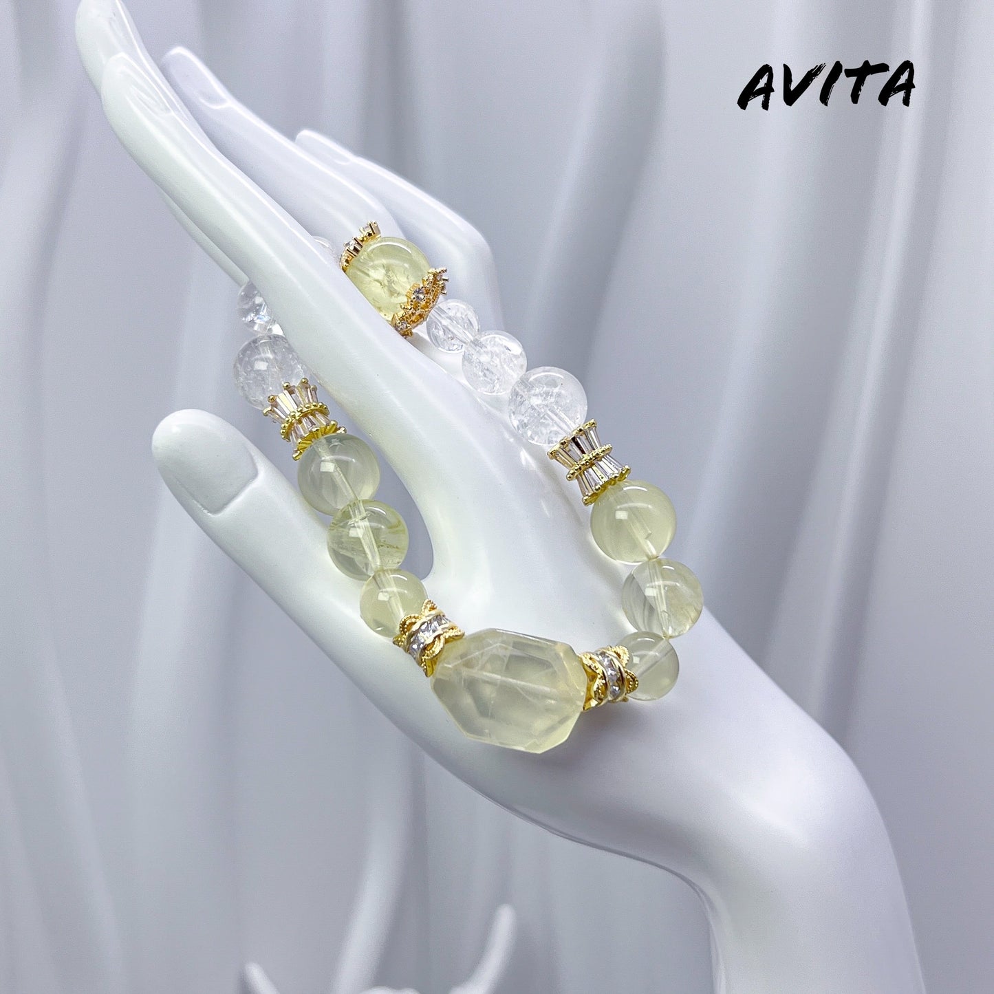 AVITA Golden Life 25% OFF Natural Citrine Bracelet Jewelry For Energy Boost & Attracting Wealth