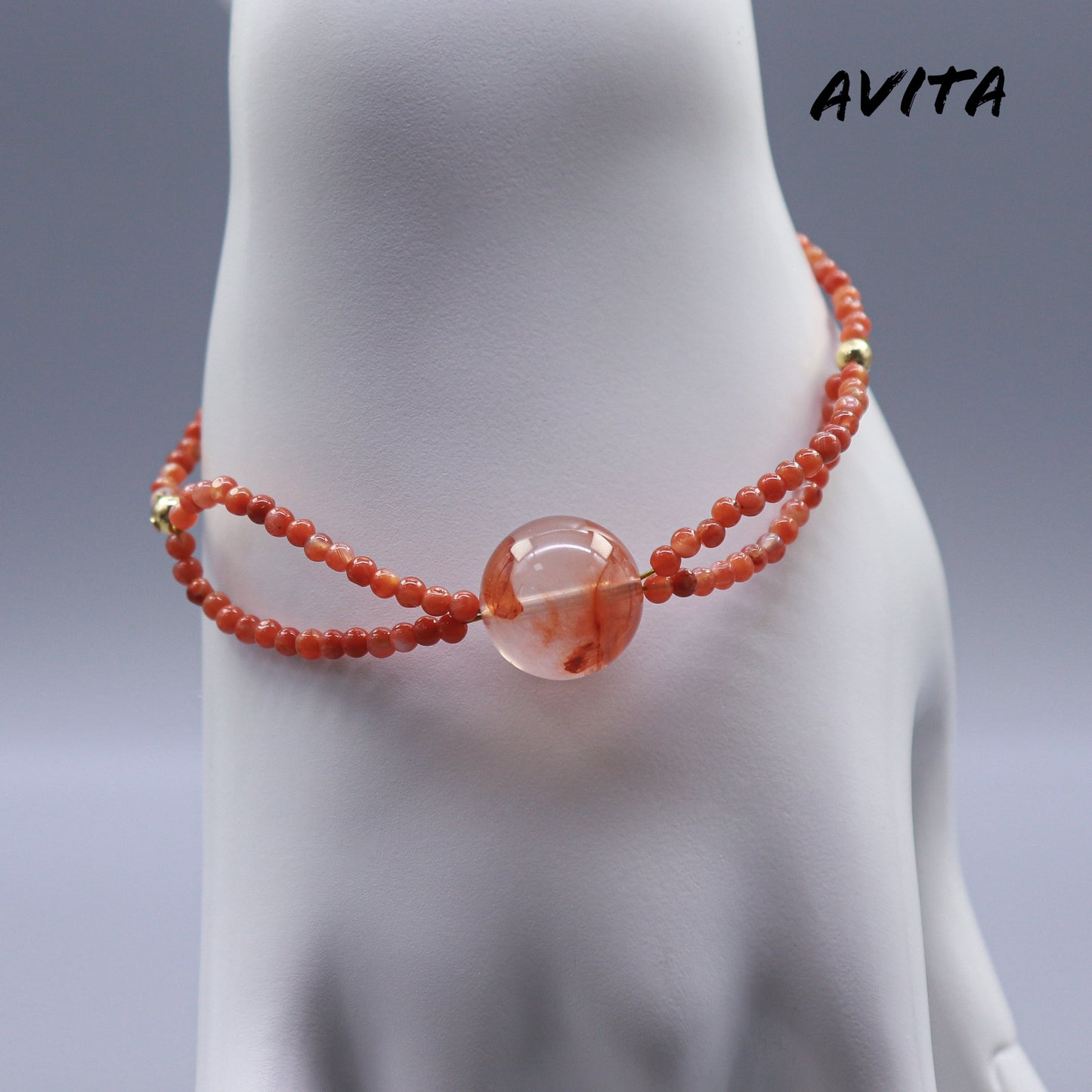 AVITA Margaret 80% OFF Quartz With Multiple Inclusions Bracelet Jewelry For Boosting Your Luck