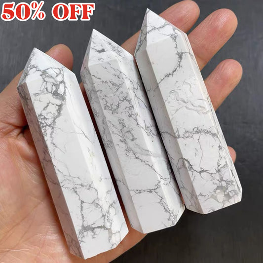 White Turquoise 1 PC Crystal Column 50% OFF