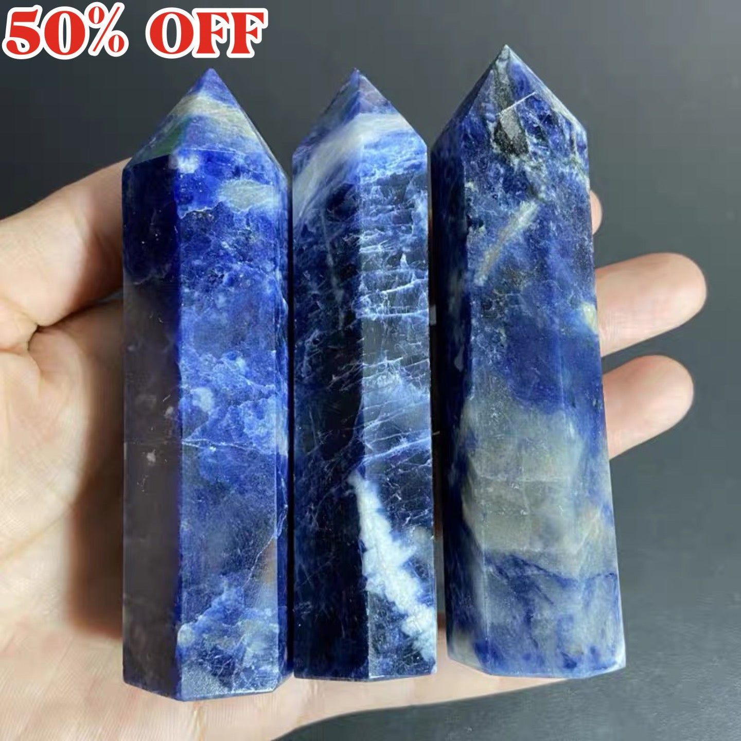 AVITA Sodalite 1 PC Crystal Column 50% OFF