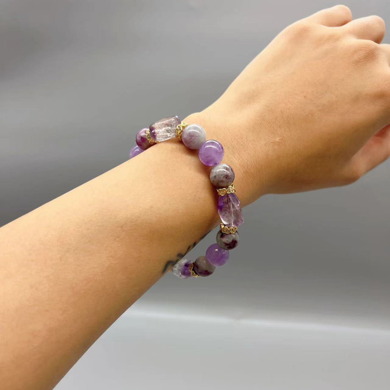 AVITA Secret Garden 20% OFF Natural Amethyst Bracelet Jewelry For Energy Boost & Attracting Wisdom