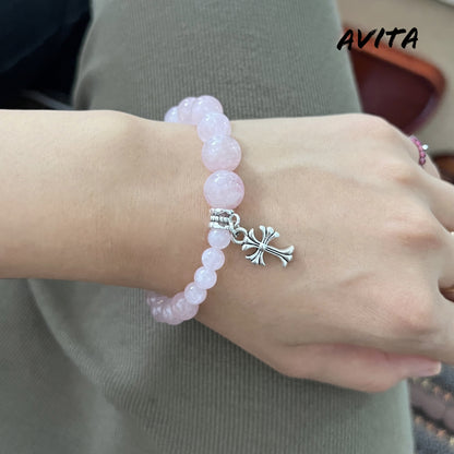 AVITA Destiny 20% OFF Natural Pink Crystal Bracelet Jewelry For Energy Boost & Attracting Love