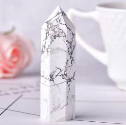 White Turquoise 1 PC Crystal Column 50% OFF