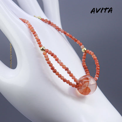 AVITA Margaret 80% OFF Quartz With Multiple Inclusions Bracelet Jewelry For Boosting Your Luck