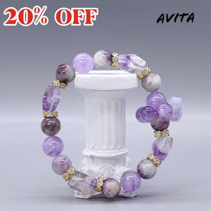 AVITA Secret Garden 20% OFF Natural Amethyst Bracelet Jewelry For Energy Boost & Attracting Wisdom