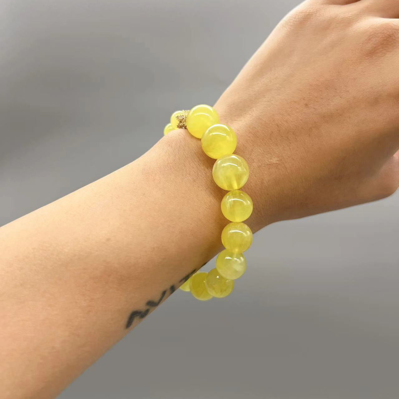 AVITA Destiny 20% OFF Natural Prehnite Bracelet Jewelry For Energy Boost & Attracting Wealth