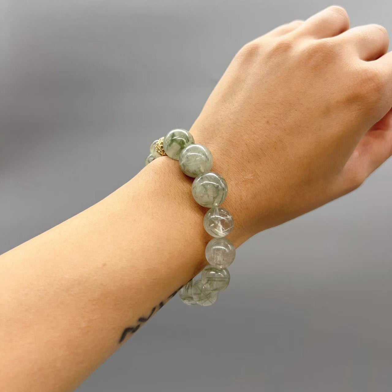 AVITA Destiny 20% OFF Natural Prasem Quartz Bracelet Jewelry For Elevating Your Career