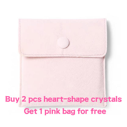 AVITA Pink Crystal Heart-shape Crystal Ornaments 60% OFF