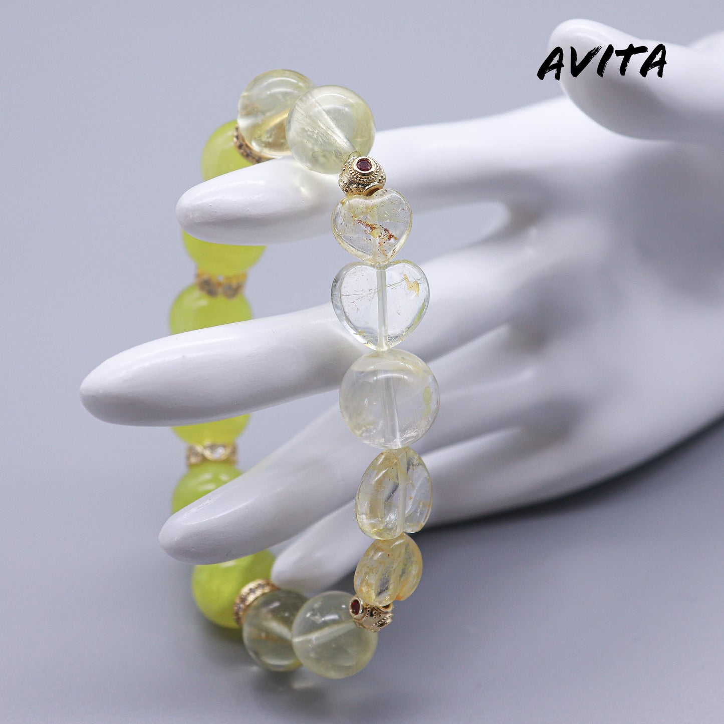 AVITA Rich In Money 25% OFF Natural Citrine Bracelet Jewelry For Energy Boost & Attracting Wealth