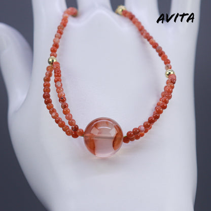 AVITA Margaret 80% OFF Quartz With Multiple Inclusions Bracelet Jewelry For Boosting Your Luck