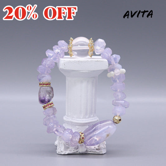 AVITA Fantasy Elves 20% OFF Natural Amethyst Bracelet Jewelry For Energy Boost & Attracting Wisdom