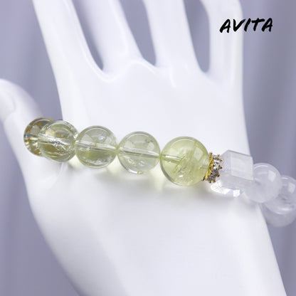 AVITA One Flower One World 25% OFF Natural Citrine Bracelet Jewelry For Energy Boost & Attracting Wealth