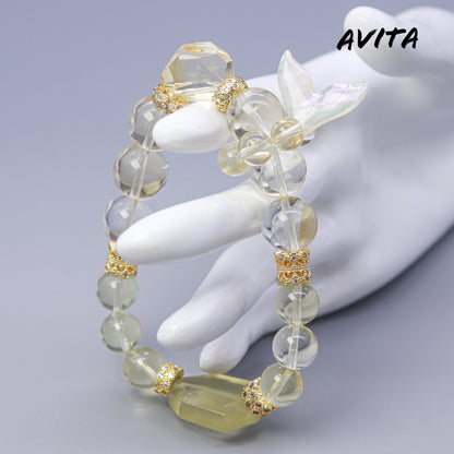 AVITA Golden Mermaid 15% OFF Natural Citrine Bracelet Jewelry For Energy Boost & Attracting Wealth