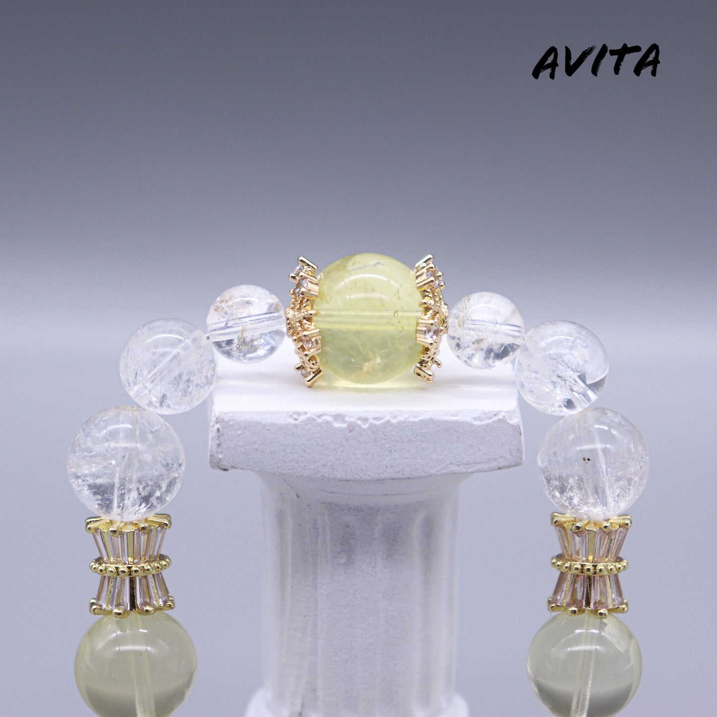 AVITA Golden Life 25% OFF Natural Citrine Bracelet Jewelry For Energy Boost & Attracting Wealth