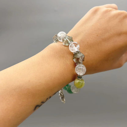 AVITA Key Opinion Leader 20% OFF Natural Prasem Quartz Bracelet Jewelry For Elevating Your Career