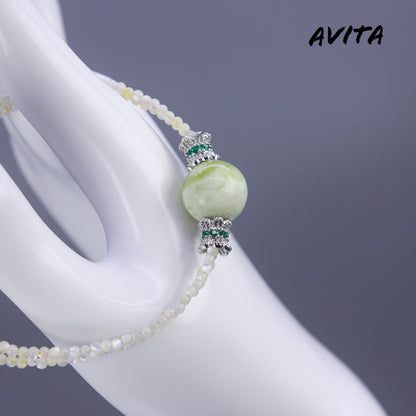 AVITA Cantaloupe Jam 80% OFF Chinese Serpentine Jade Bracelet Jewelry For Elevating Your Career