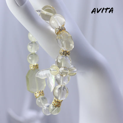 AVITA Golden Mermaid 15% OFF Natural Citrine Bracelet Jewelry For Energy Boost & Attracting Wealth