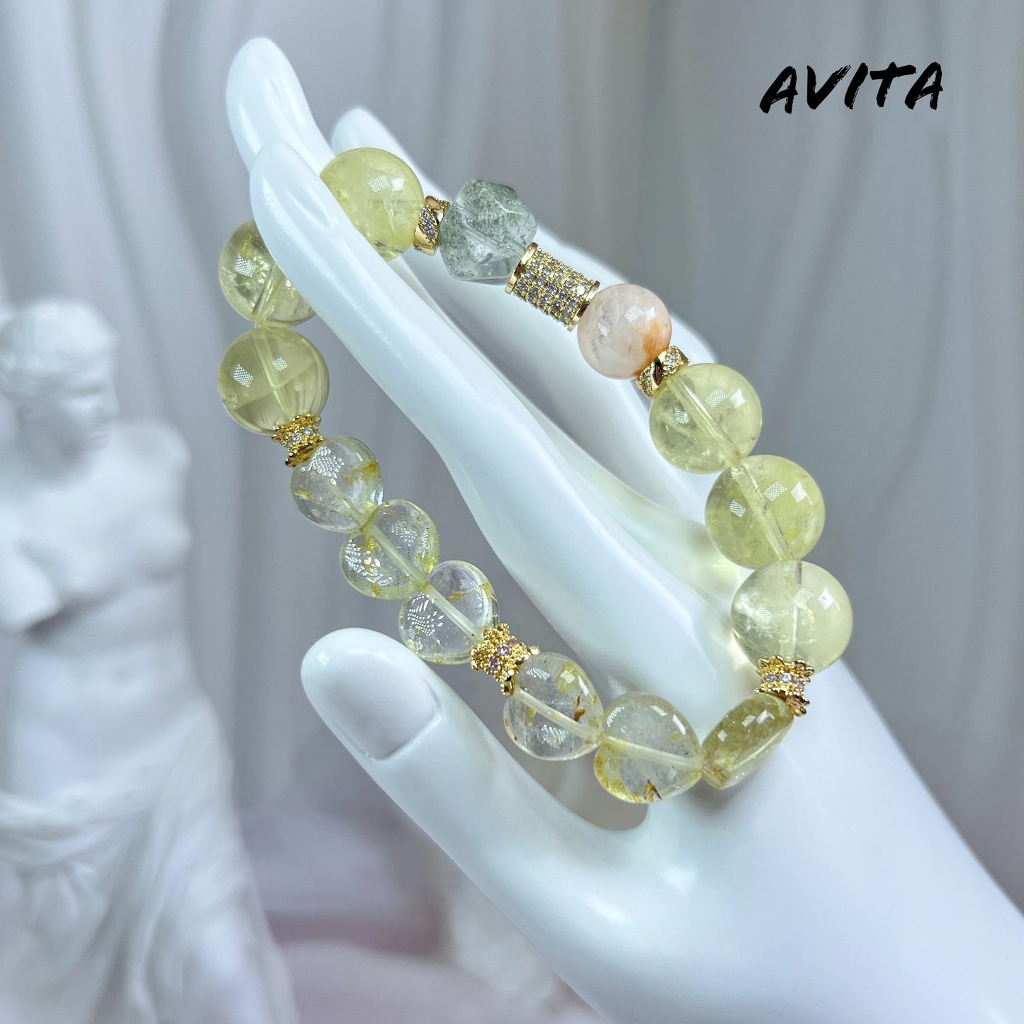 AVITA Make It Happen 25% OFF Natural Citrine Bracelet Jewelry For Energy Boost & Attracting Wealth