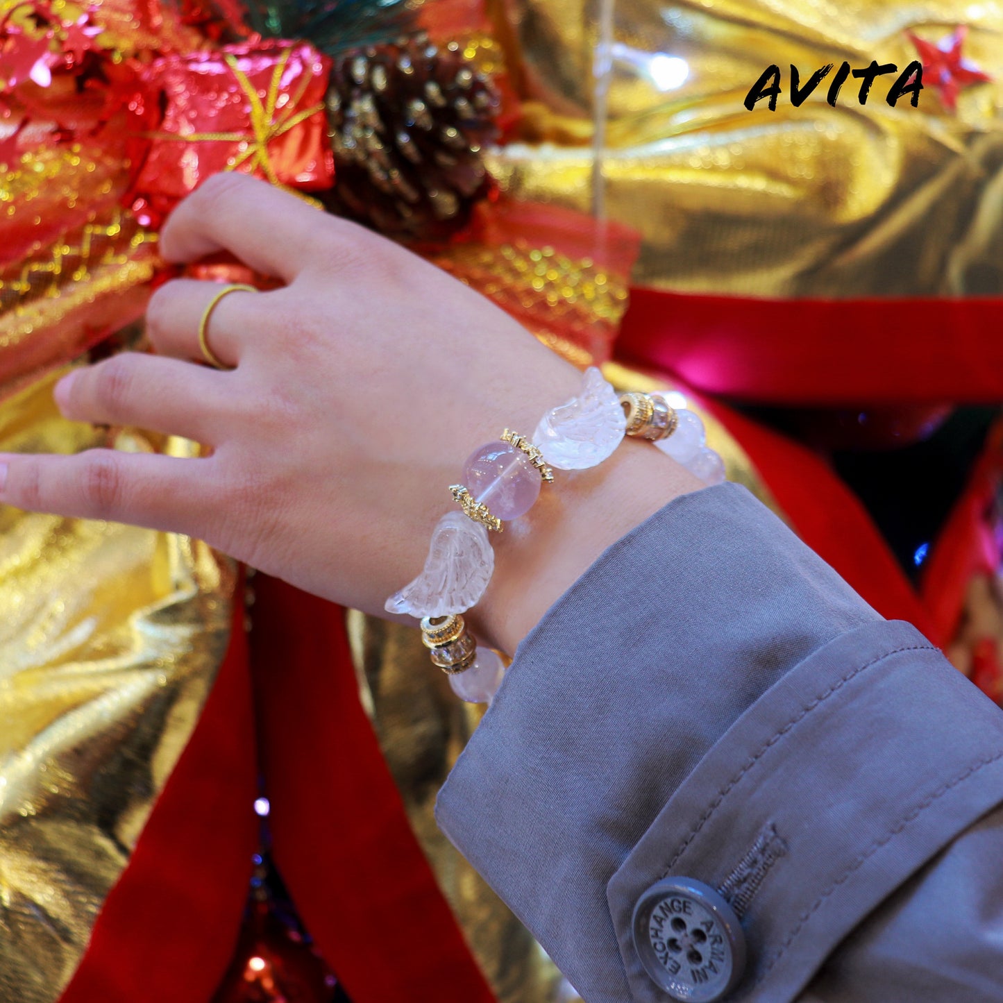 AVITA Limited Edition Fairy On Earth No.4 10% OFF Natural Crystal Bracelet Jewelry For Boosting Energy