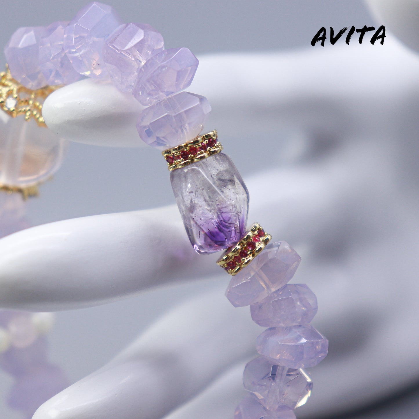 AVITA Fantasy Elves 20% OFF Natural Amethyst Bracelet Jewelry For Energy Boost & Attracting Wisdom