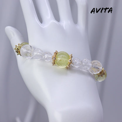 AVITA Golden Life 25% OFF Natural Citrine Bracelet Jewelry For Energy Boost & Attracting Wealth