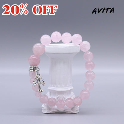 AVITA Destiny 20% OFF Natural Pink Crystal Bracelet Jewelry For Energy Boost & Attracting Love