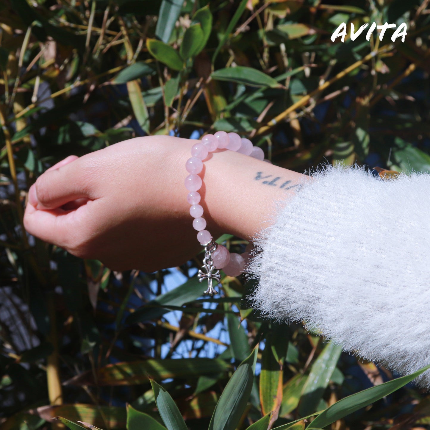 AVITA Destiny 20% OFF Natural Pink Crystal Bracelet Jewelry For Energy Boost & Attracting Love