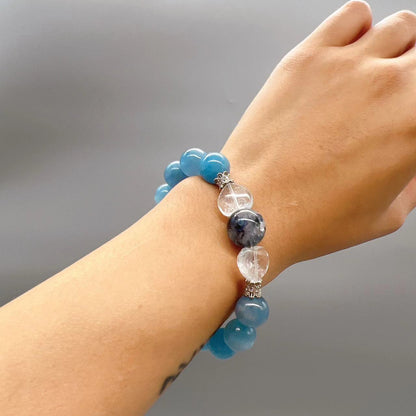 AVITA Heart To The Sea 20% OFF Natural Aquamarine Bracelet Jewelry For Elevating Your Courage and Confidence