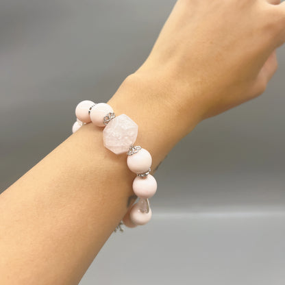 AVITA Angel Eye 20% OFF Natural Pink Crystal Bracelet Jewelry For Energy Boost & Attracting Love