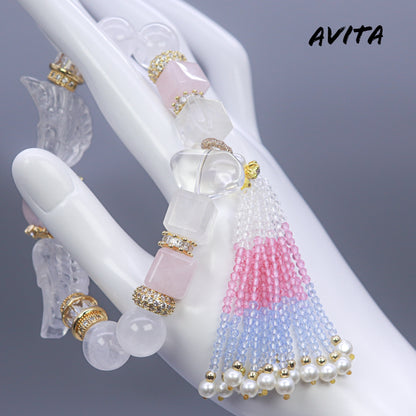 AVITA Limited Edition Fairy On Earth No.4 10% OFF Natural Crystal Bracelet Jewelry For Boosting Energy