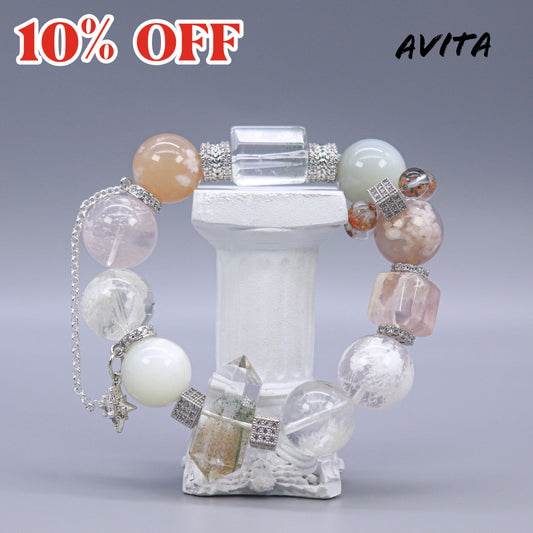 AVITA Limited Edition Fairy On Earth No.6 10% OFF Natural Crystal Bracelet Jewelry For Boosting Energy