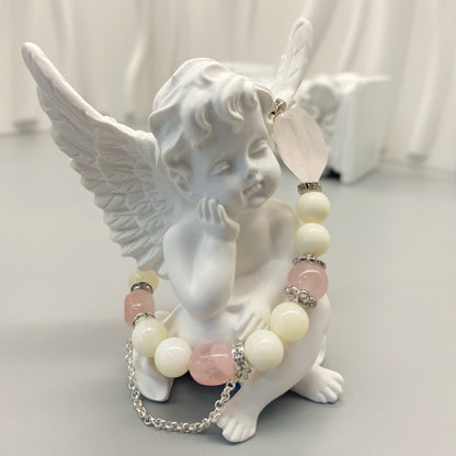 AVITA Pink Memory 20% OFF Natural Pink Crystal Bracelet Jewelry For Energy Boost & Attracting Love