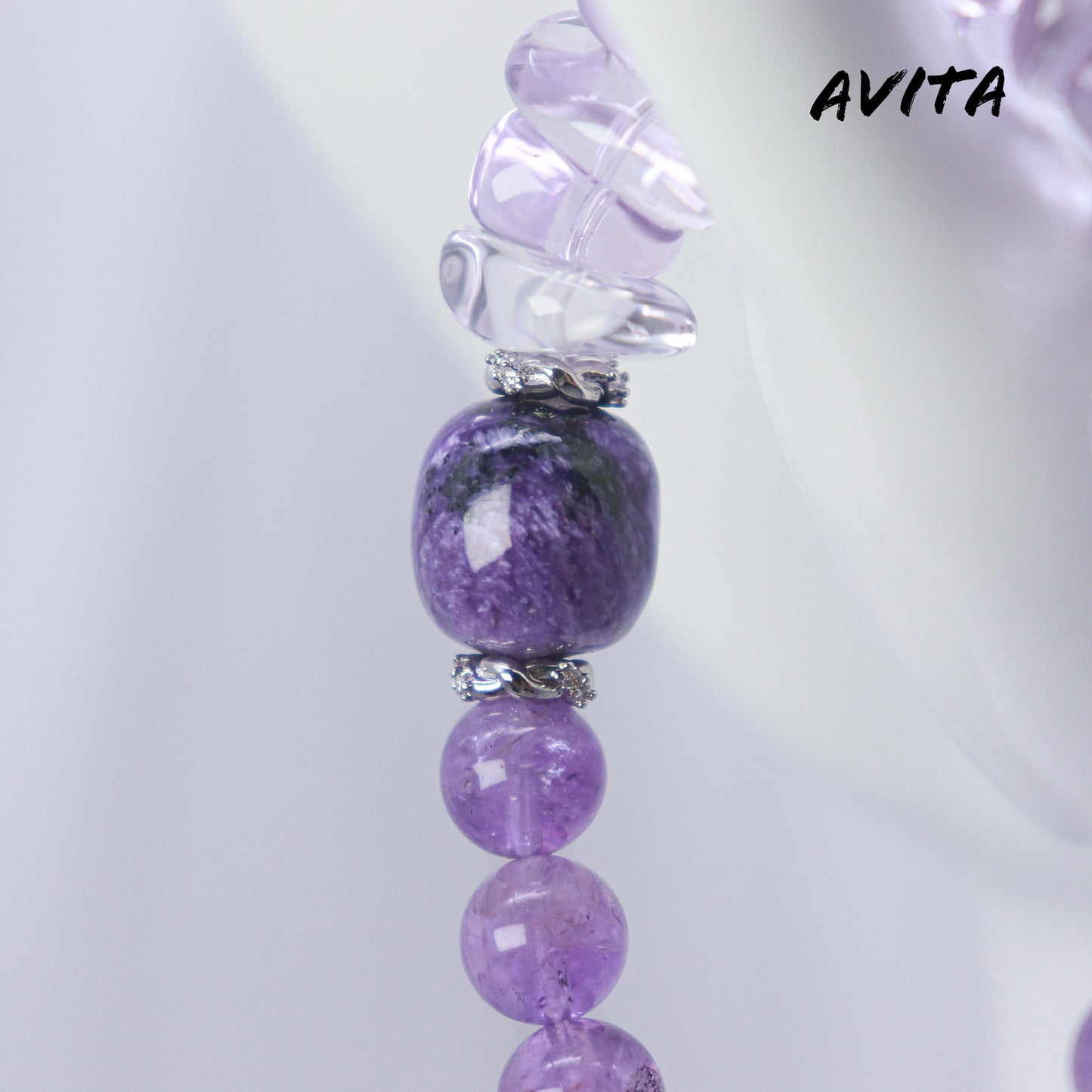 AVITA Magic Wings 15% OFF Natural Amethyst Bracelet Jewelry For Energy Boost & Attracting Wisdom