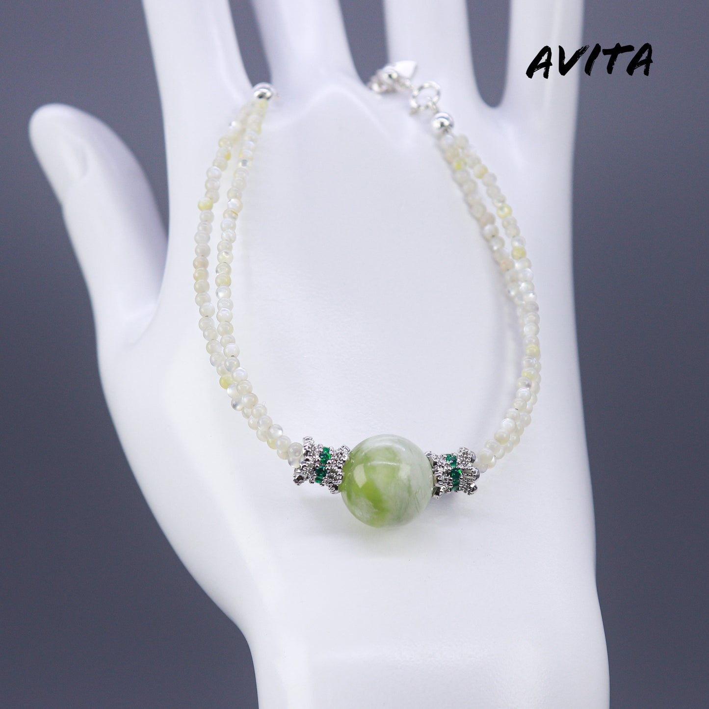 AVITA Cantaloupe Jam 80% OFF Chinese Serpentine Jade Bracelet Jewelry For Elevating Your Career