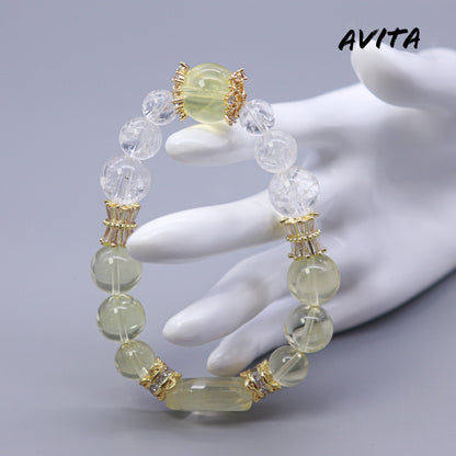 AVITA Golden Life 25% OFF Natural Citrine Bracelet Jewelry For Energy Boost & Attracting Wealth