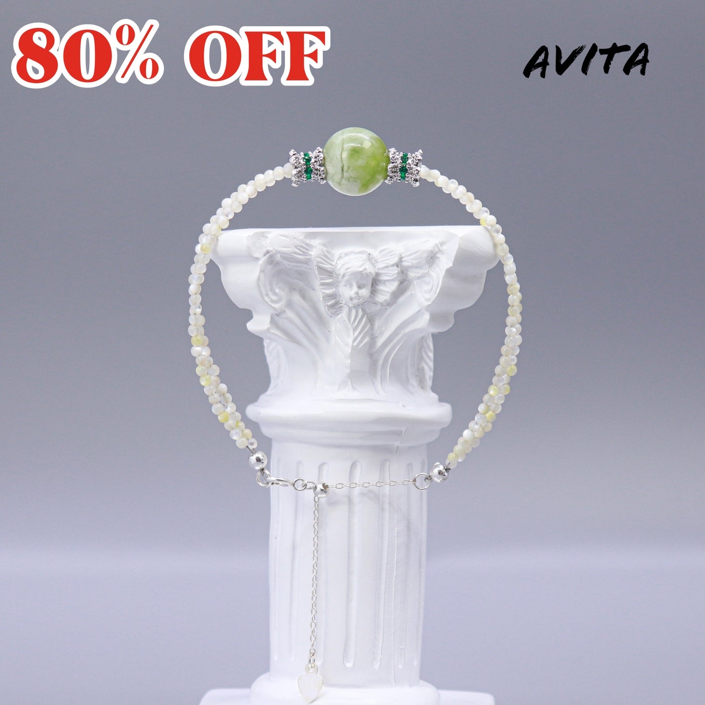 AVITA Cantaloupe Jam 80% OFF Chinese Serpentine Jade Bracelet Jewelry For Elevating Your Career