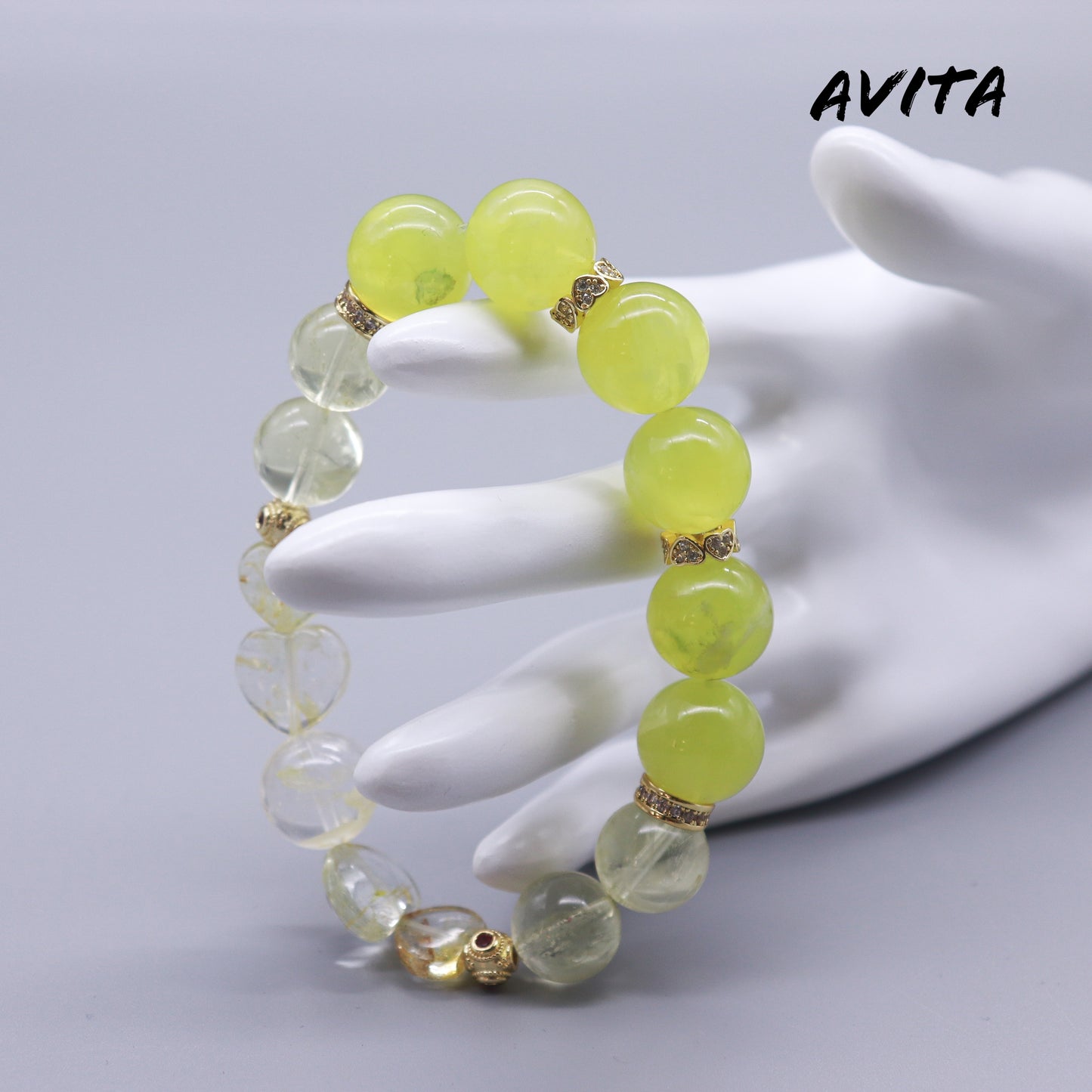 AVITA Rich In Money 25% OFF Natural Citrine Bracelet Jewelry For Energy Boost & Attracting Wealth