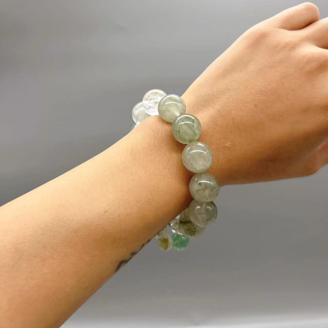 AVITA Wealth Code 20% OFF Natural Prasem Quartz Bracelet Jewelry For Elevating Your Career