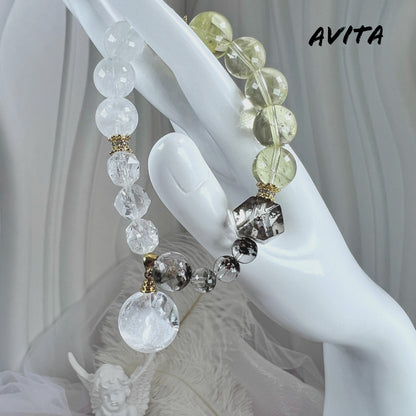 AVITA One Flower One World 25% OFF Natural Citrine Bracelet Jewelry For Energy Boost & Attracting Wealth