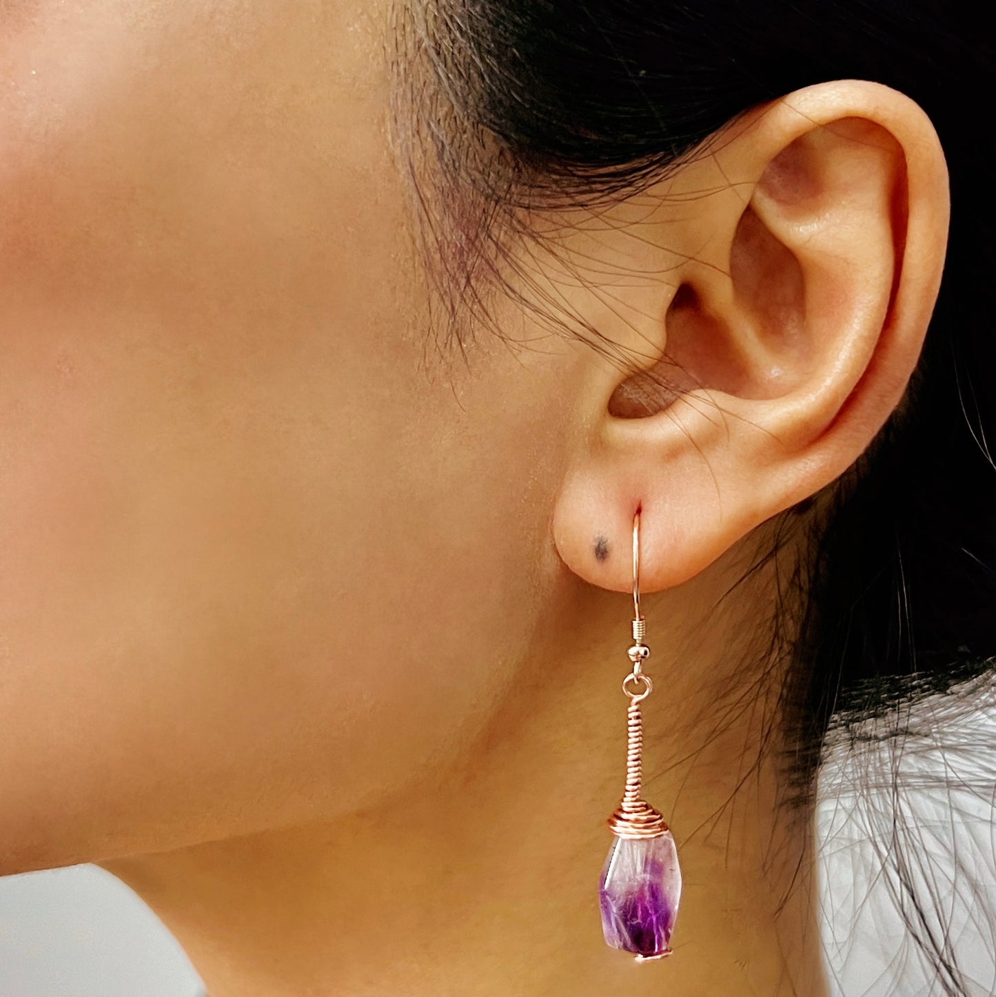 AVITA Elegant Life 60% OFF Super Seven Handmade Crystal Earrings For Energy Boost & Attracting Wisdom