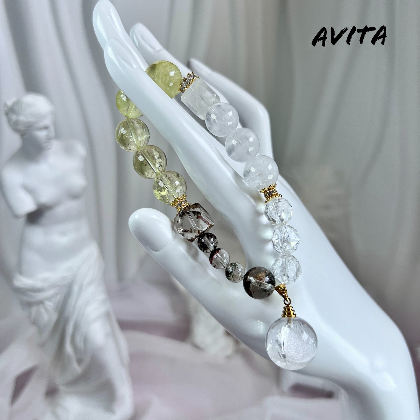 AVITA One Flower One World 25% OFF Natural Citrine Bracelet Jewelry For Energy Boost & Attracting Wealth