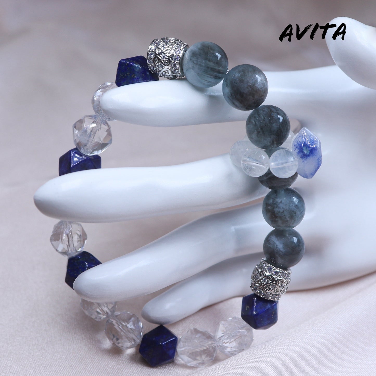 AVITA Mind Healer 15% OFF Natural Aquamarine Bracelet Jewelry For Elevating Your Courage and Confidence