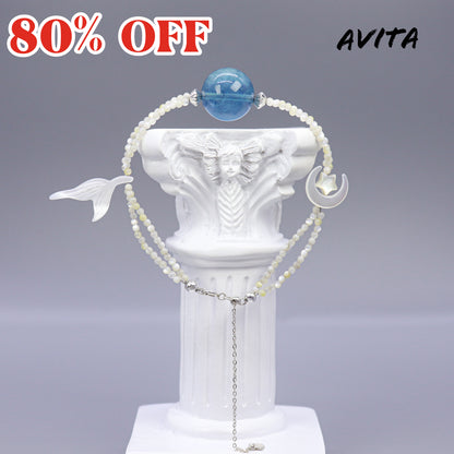 AVITA Blue Lagoon 80% OFF Natural Aquamarine Bracelet Jewelry For Elevating Your Courage and Confidence